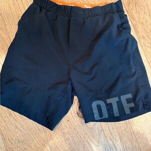 Orangetheory Black and Orange Athletic Shorts